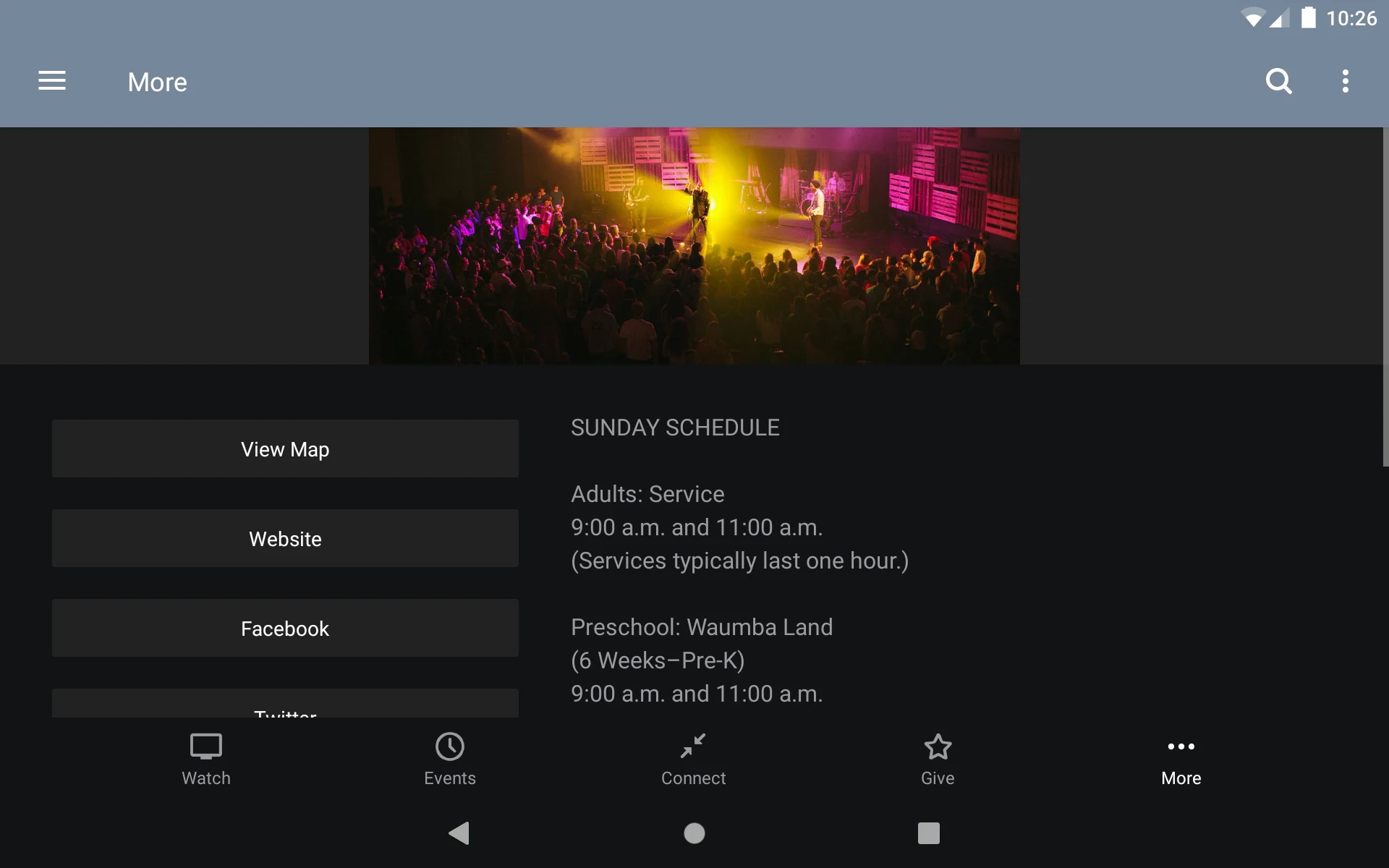 Browns Bridge Church screenshot